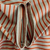 6 BEAUTY&YOUTH ロク ビューティーアンドユース ボーダー Tシャツ ワンピース ベージュ×オレンジ size38 瑞穂店