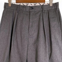 Schott ショット TC DOUBLE PLEATED WIDE PANTS チノツイル 2タック ワイドパンツ グレー 782-3910010 Size L 福生店