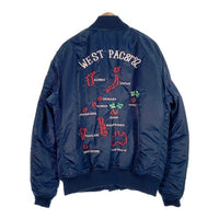 Schott ショット スーベニア MA-1 ナイロン フライトジャケット ネイビー 3162036 Size L 福生店