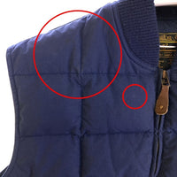 Eddie Bauer エディーバウアー 黒タグ グースダウンベスト ネイビー sizeM 瑞穂店