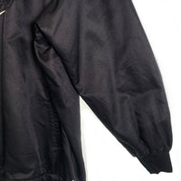 00's NIKE ナイキ ハーフジップ ナイロンプルオーバーパーカー ジャケット ブラック 刺繡 Size XL 福生店