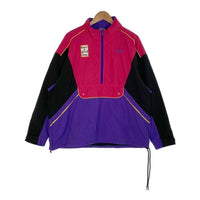 Reebok リーボック have a good time ナイロン アノラック ジャケット プルオーバー ピンク パープル ブラック ED4088 Size O 福生店