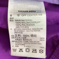 adidas アディダス 3トーン ナイロン トラックジャケット パープル sizeS※袖口汚れあり 瑞穂店