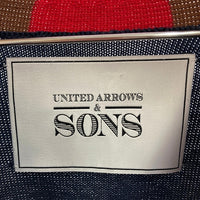 UNITED ARROWS & SONS ユナイテッドアローズ&サンズ 5513-299-0183 クリケットセーター ネイビー sizeL 瑞穂店