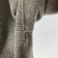 Deluxeware Clothing デラックスウェアークロージング バイカラー スウェットトレーナー グレー sizeM 瑞穂店