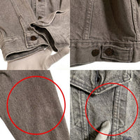 80's Levi's リーバイス 70507-4853 デニム トラッカージャケット グレー USA製 89年 Size L 福生店