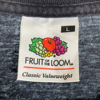 00`s METALLICA メタリカ RIDE THE LIGHTNING 半袖 Tシャツ ブラック FRUIT OF THE LOOMタグ Size L 福生店