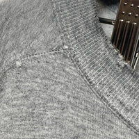 90's L.L.Bean エルエルビーン アーチロゴワッペン 前V スウェットトレーナー RUSSELLボディ USA製 グレー Size L 瑞穂店