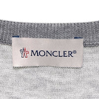 MONCLER モンクレール 17AW MAGLIONE TRICOT GIROCOLLO ROUND NECK JUMPER グレー sizeM※品質タグ欠損 瑞穂店