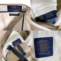 POLO RALPH LAUREN ポロラルフローレン ストレッチ クラシックフィット トラウザーパンツ ベージュ Size 36×32 福生店