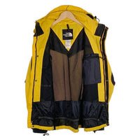 90's THE NORTH FACE ノースフェイス EXTREME LIGHT マウンテンジャケット イエロー グレー ブラック Size L 福生店
