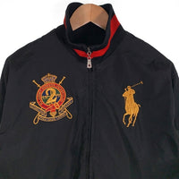 Polo by Ralph Lauren ポロバイラルフローレン ビッグポニー ジップアップ ナイロンジャケット ブラック Size L 福生店