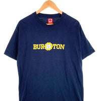 00's BURTON バートン ロゴプリント Tシャツ ネイビー USA メキシコ製 Size L 福生店