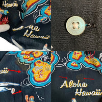 reyn spooner レインスプーナー 半袖 アロハシャツ ブラック 19SRS-FR-005 Size M 福生店