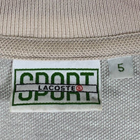 LACOSTE SPORT ラコステスポーツ ハーフジップ プルオーバー ポロシャツ グレー ブラウン Size 5 福生店