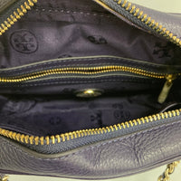 Tory Burch トリーバーチ レザー チェーンショルダーバッグ パープル 瑞穂店