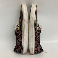 VANS バンズ フレイムパターン オーセンティック ファイヤー スニーカー ブラック size27.0cm 瑞穂店