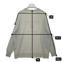 framework フレームワーク ロゴニット ライトグレー 瑞穂店