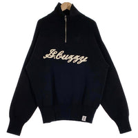 GOOSEBUZZY グースバジー HARF ZIP CLUB SWEATER ハーフジップ クラブ セーター ブラック GB-CS01 Size L 福生店