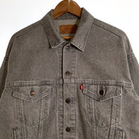80's Levi's リーバイス 70507-4853 デニム トラッカージャケット グレー USA製 89年 Size L 福生店