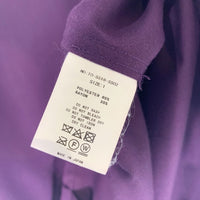 tone トーン OC REMAKE SHIRT オープンカラーリメイクシャツ 半袖 パープル TO-SS18-SS02 Size 1 福生店