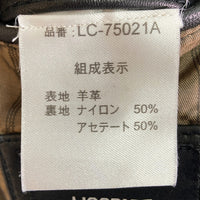 LICORICE リコリス ラムレザー テーラードジャケット ブラック sizeLL 瑞穂店