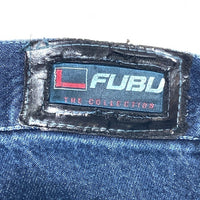 FUBU フブ バギーデニムパンツ ブルー size42 瑞穂店