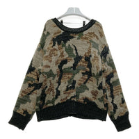 AVIREX アヴィレックス 2WAY パターンニットトップス カーディガン ベージュ sizeF 瑞穂店