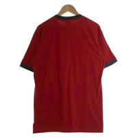 90-00's Hard Rock Cafe ハードロックカフェ プリント リンガーTシャツ レッド ブラック Size L 福生店