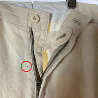 Polo Ralph Lauren ポロラルフローレン リネン ノータック スラックス アイボリー size82cm 瑞穂店