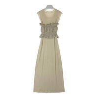 CAPRICIEUXLEMAGE カプリシュ-レマージュ ビスチェ ラメワンピース セット LEZ1041709A0002 ベージュ sizeF 瑞穂店