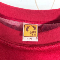 HANG TEN ハンテン ベロア ボーダーTシャツ マルチカラー 日本製 Size M 福生店