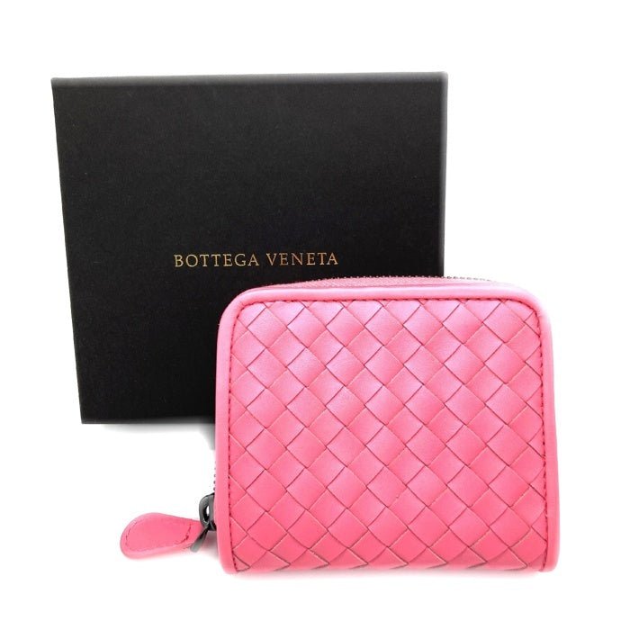 BOTTEGA VENETA ボッテガヴェネタ 二つ折り財布 ラウンドファスナー イントレ ピンク 瑞穂店 – GolRagオンラインショップ