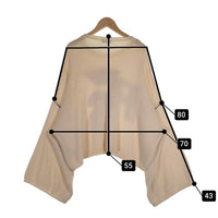 RAF SIMONS ラフシモンズ 19AW Virgin Wool Oversized RS Sweater ウールニット オーバーサイズ クロップドセーター クリーム Size M 福生店