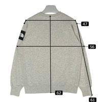 THE NORTH FACE ノースフェイス SQUARE LOGO CREW スクエアロゴクルー スウェット トレーナー グレー sizeL 瑞穂店