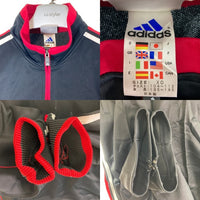 ADIDAS アディダス PASMO セットアップ トラックパンツ ジャケット ブラック sizeXO 瑞穂店