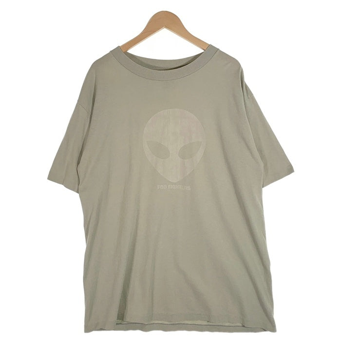 新品未使用★foo fighters ★フーファイターズ★エイリアンＴシャツ★L 90`s Foo Fighters Roswell Records Alien Glow-In-The-Dark