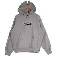 SUPREME シュプリーム 25AW Box Logo Hooded Sweatshirt ボックスロゴ プルオーバースウェットパーカー フーディー グレー Size M 福生店