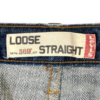Levi’s リーバイス 569 LOOSE STRAIGHT ルースストレート デニムパンツ インディゴ size33 瑞穂店