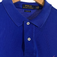 POLO RALPH LAUREN ポロラルフローレン CLASSIC FIT 鹿の子 ポロシャツ 半袖 ブルー Size L 福生店