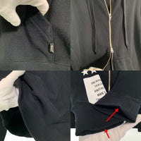 glamb グラム 15AW Otis CS ジップアップ スウェットパーカー ブラック GB15WT/CS01 Size 3 福生店