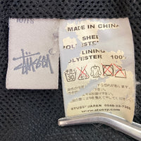 STUSSY ステューシー 2005 袖刺繍 背面マーメイド刺繍 ナイロンジャケットブラック sizeS 瑞穂店