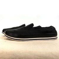 PRADA SPORT プラダスポーツ ナイロン レザー スリッポン スニーカー ブラック 4D2806 Size 8 (27cm) 福生店