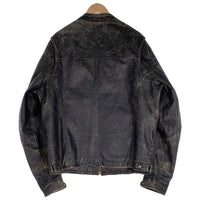 Angelo Litrico アンジェロリトリコ AIR CARGO ASSOCIATION レザージャケット ブラック Size XL 福生店