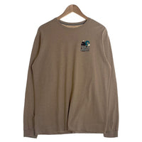 Patagonia パタゴニア M's L/S Chasing Peaks Responsibili-Tee 長袖 Tシャツ ロンT ベージュ Size L 福生店