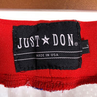 JUST DON ジャストドン NBA ALL STAR バスケットボール ショーツ ハーフパンツ ホワイト レッド ブルー USA製 Size L 福生店