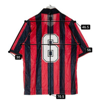 adidas アディダス ACミラン 92-93 ホーム ユニフォーム レッド×ブラック タグ付き sizeL 瑞穂店