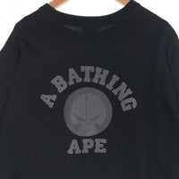 A BATHING APE アベイシングエイプ NEIGHBORHOOD ネイバーフッド プリントTシャツ ブラック 001TEJ231901C Size 3XL 福生店