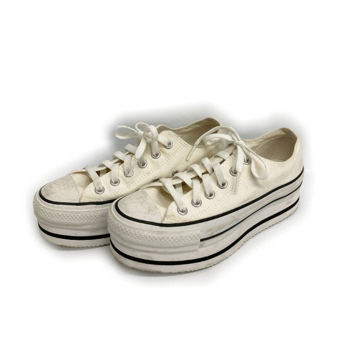 CONVERSE コンバース 5CL746 ALL STAR CHUNKYLINE OX オールスター チャンキーライン 厚底 ホワイト  size24cm 瑞穂店