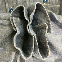 Buzz Rickson's バズリクソンズ BR25995 BLUE CHAMBRAY WORK SHIRT シャンブレー ワーク シャツ インディゴ size18-18・1/2 瑞穂店